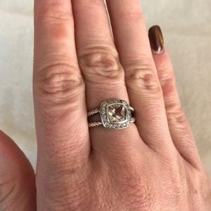 David Yurman Petite Albion Morganite Ring